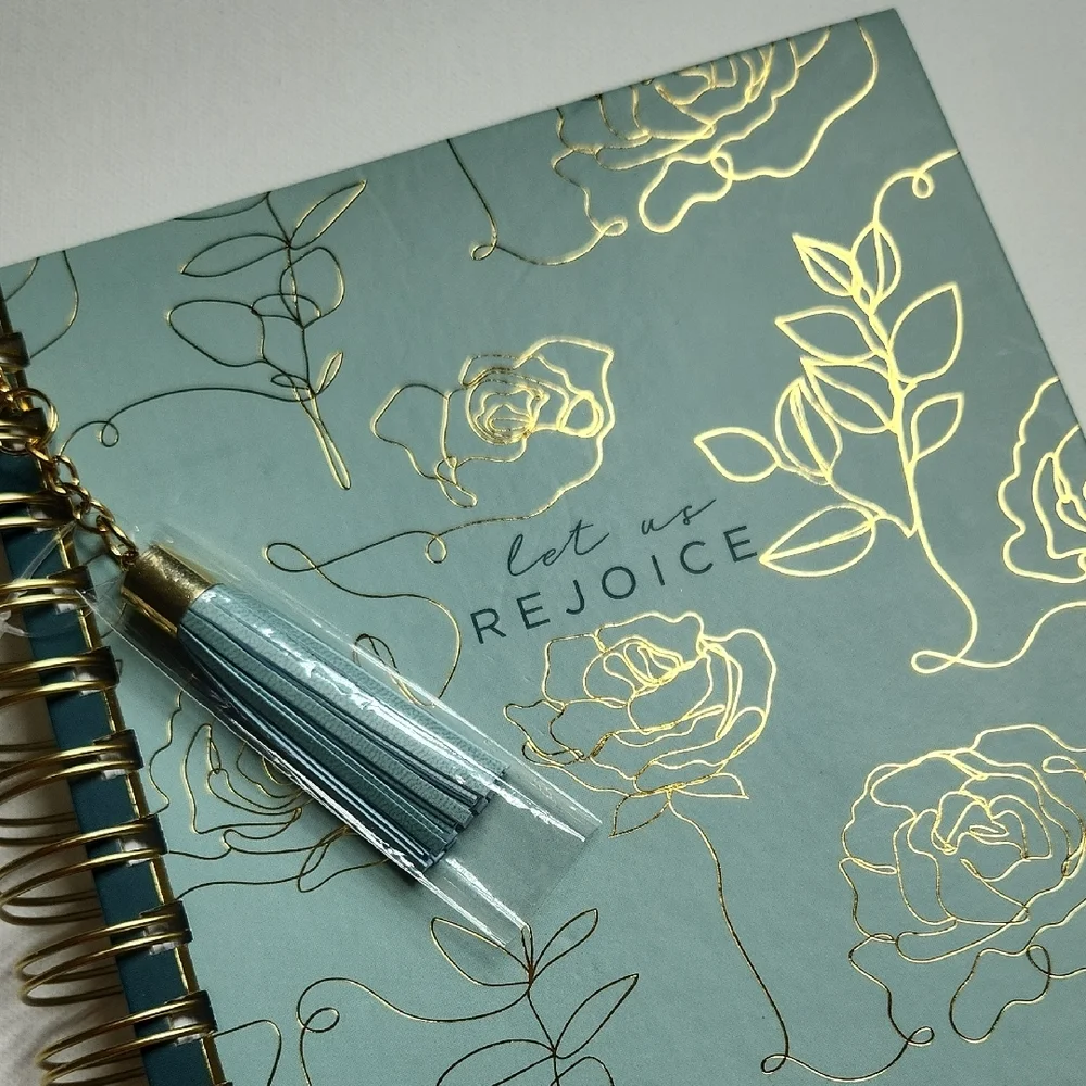 James Burke Collection “Let Us Rejoice” Journal | Spiral Notebook with Tassel |